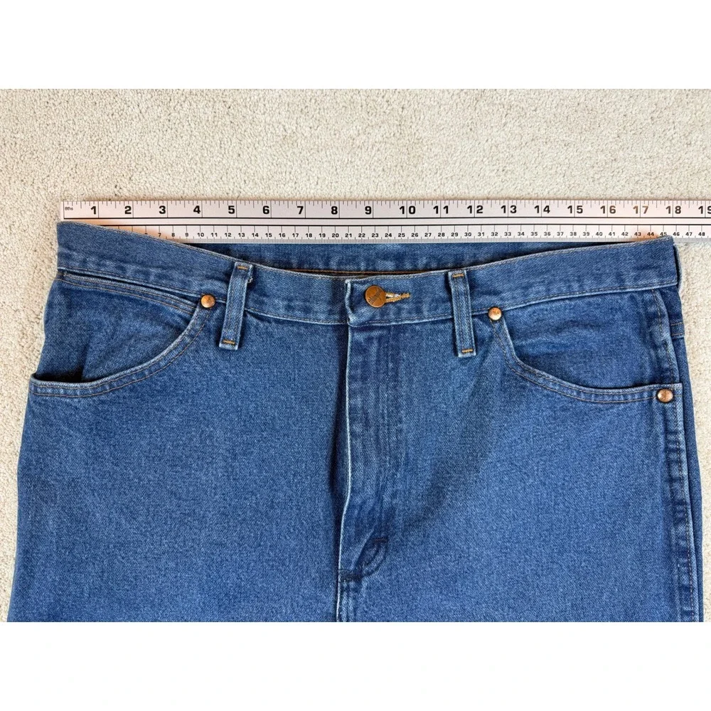 WRANGLER 936PWD Men's Sz 36x32 (actual 36x29) Denim Western Cowboy Jeans #1466